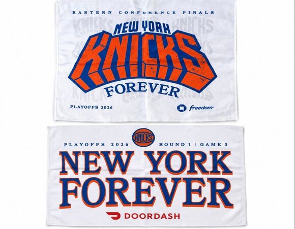 Knicks Other - 2026 New York Knicks Playoffs Rally Towels Set of 2 | Eastern Conference Finals